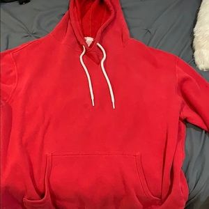 Red sweatshirt